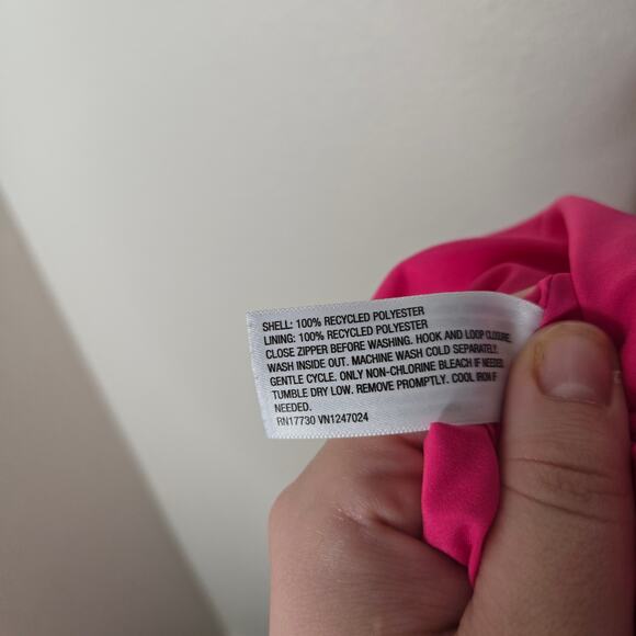 KATE SPADE TARGET Sleeveless Classic Rose Peplum Midi Dress Hot Pink Size 10 - Picture 7 of 8